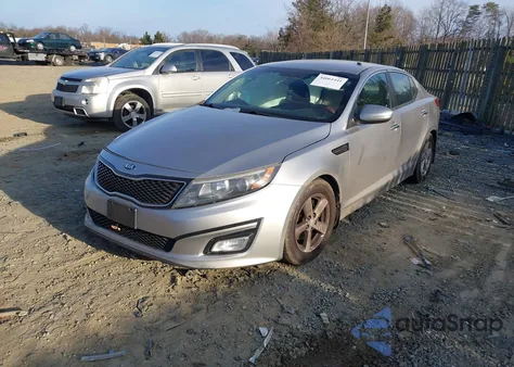 2015 Kia Optima Lx z USA, uszkodzony, nr VIN 5XXGM4A74FG481013